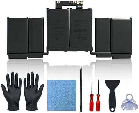 Reemplazo de batería A1964 A1819 para MacBook Pro de 13 pulgadas (mediados de 2018, 2019) A2251 (2020) 58.2Wh 11.41V Li-Polymer compatible con EMC 3214 3358 3348 MR9Q2LL/A MWP42LL/A