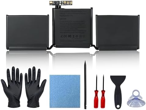 Reemplazo de batería A1964 A1819 para MacBook Pro de 13 pulgadas (mediados de 2018, 2019) A2251 (2020) 58.2Wh 11.41V Li-Polymer compatible con EMC 3214 3358 3348 MR9Q2LL/A MWP42LL/A