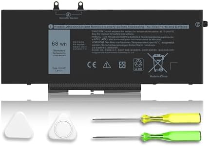 Reemplazo de batería A1964 A1819 para MacBook Pro de 13 pulgadas (mediados de 2018, 2019) A2251 (2020) 58.2Wh 11.41V Li-Polymer compatible con EMC 3214 3358 3348 MR9Q2LL/A MWP42LL/A