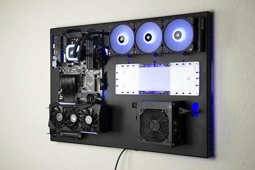 ABK Design   Wall Computer Case   Wall Pc Case   ATX Pc Case   Gaming PC Case   Wall Mount Pc Cases   Gaming Computer   ATX case   Custom Pc Cases   Wall Mount  Wall Computer  Black