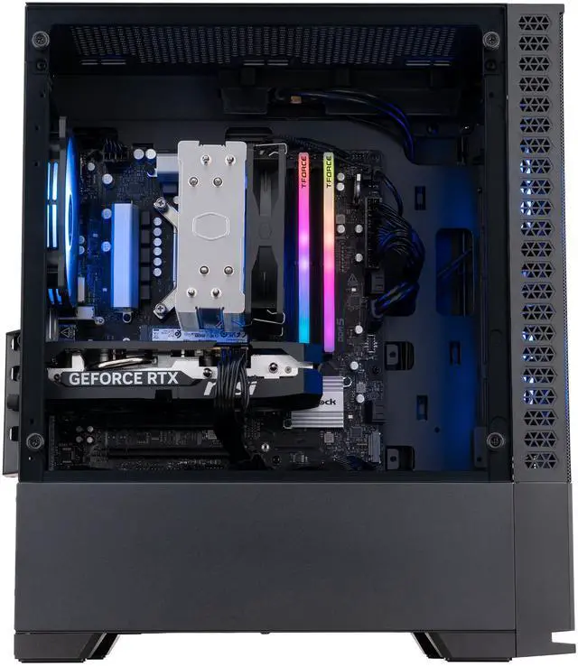 ABS Cyclone Aqua Gaming PC   Windows 11   Intel Core i7 14700F   GeForce RTX 5060   DLSS 4   32GB DDR5 6400MHz   1TB M 2 NVMe SSD