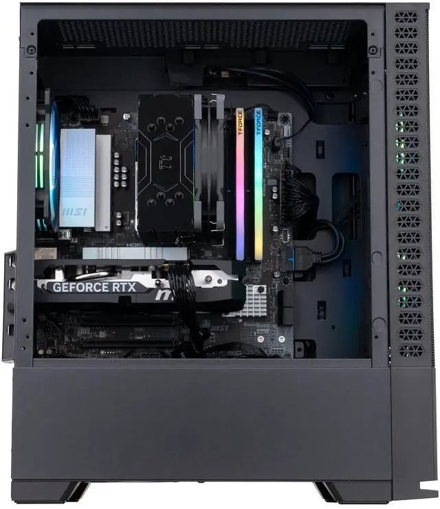 ABS Cyclone Ruby Gaming PC   Windows 11   AMD Ryzen 7 9700X   GeForce RTX 5060   32GB DDR5 6000   1TB M 2 NVMe SSD   CR9700X50602