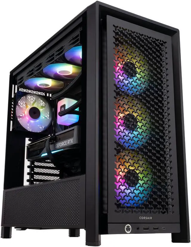 ABS Tempest 4000D Aqua Gaming PC   Windows 11   Intel i9 14900KF   RTX 5070 Ti 16GB   DLSS 4   AI Powered Performance   32GB DDR5 6400MHz   2TB M 2 NVMe SSD   TA14900KF5070Ti