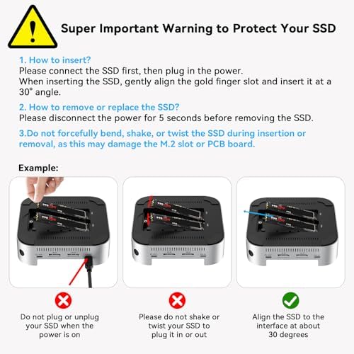 ACASIS 40Gbps Mac mini M4 Dock & Stand with Dual Bay NVMe SSD Enclosure  Aluminum DP Hub for Mac mini M4 and M4 Pro 2024  4K60Hz DP  3X10G USB A  PD 30W  SD/TF 4 0  Support Dual SSD B M M Key