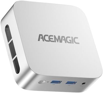 ACEMAGIC K1 Mini PC AMD Ryzen 4300U  Up to 3 7Ghz   16GB DDR4 512GB SSD  Mini Computer with Radeon Graphics  4K Triple Display USB C 28W Performance  Ethernet VESA  WiFi/BT  Business & Home Office