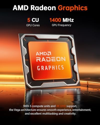 ACEMAGIC K1 Mini PC AMD Ryzen 4300U  Up to 3 7Ghz   16GB DDR4 512GB SSD  Mini Computer with Radeon Graphics  4K Triple Display USB C 28W Performance  Ethernet VESA  WiFi/BT  Business & Home Office