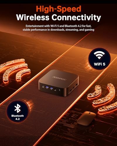 ACEMAGIC K1 Mini PC AMD Ryzen 4300U  Up to 3 7Ghz   16GB DDR4 512GB SSD  Mini Computer with Radeon Graphics  4K Triple Display USB C 28W Performance  Ethernet VESA  WiFi/BT  Business & Home Office