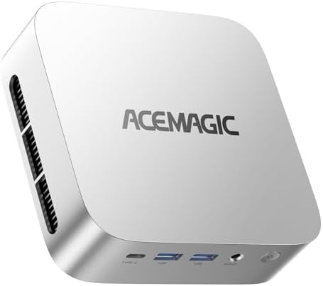 ACEMAGIC K1 Mini PC AMD Ryzen 4300U  Up to 3 7Ghz   16GB DDR4 512GB SSD  Mini Computer with Radeon Graphics  4K Triple Display USB C 28W Performance  Ethernet VESA  WiFi/BT  Business & Home Office