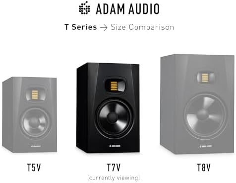 ADAM Audio T5V Studio Monitor Pair and T10S Powered Studio Subwoofer 2 1 Bundle