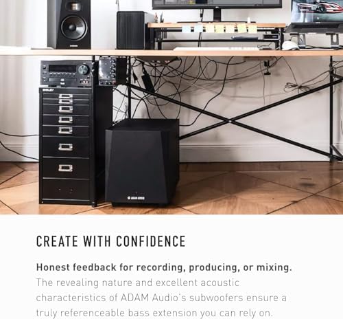 ADAM Audio T5V Studio Monitor Pair and T10S Powered Studio Subwoofer 2 1 Bundle