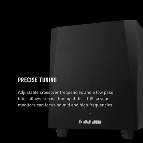 ADAM Audio T5V Studio Monitor Pair and T10S Powered Studio Subwoofer 2 1 Bundle
