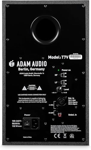 ADAM Audio T5V Studio Monitor for recording  mixing and mastering  Studio Quality Sound  Single 