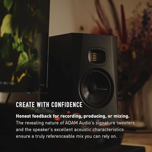 ADAM Audio T5V Studio Monitor for recording  mixing and mastering  Studio Quality Sound  Single 