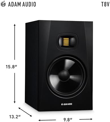 ADAM Audio T5V Studio Monitor for recording  mixing and mastering  Studio Quality Sound  Single 