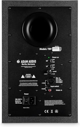 ADAM Audio T7V Studio Monitor for recording  mixing and mastering  Studio Quality Sound  Single 