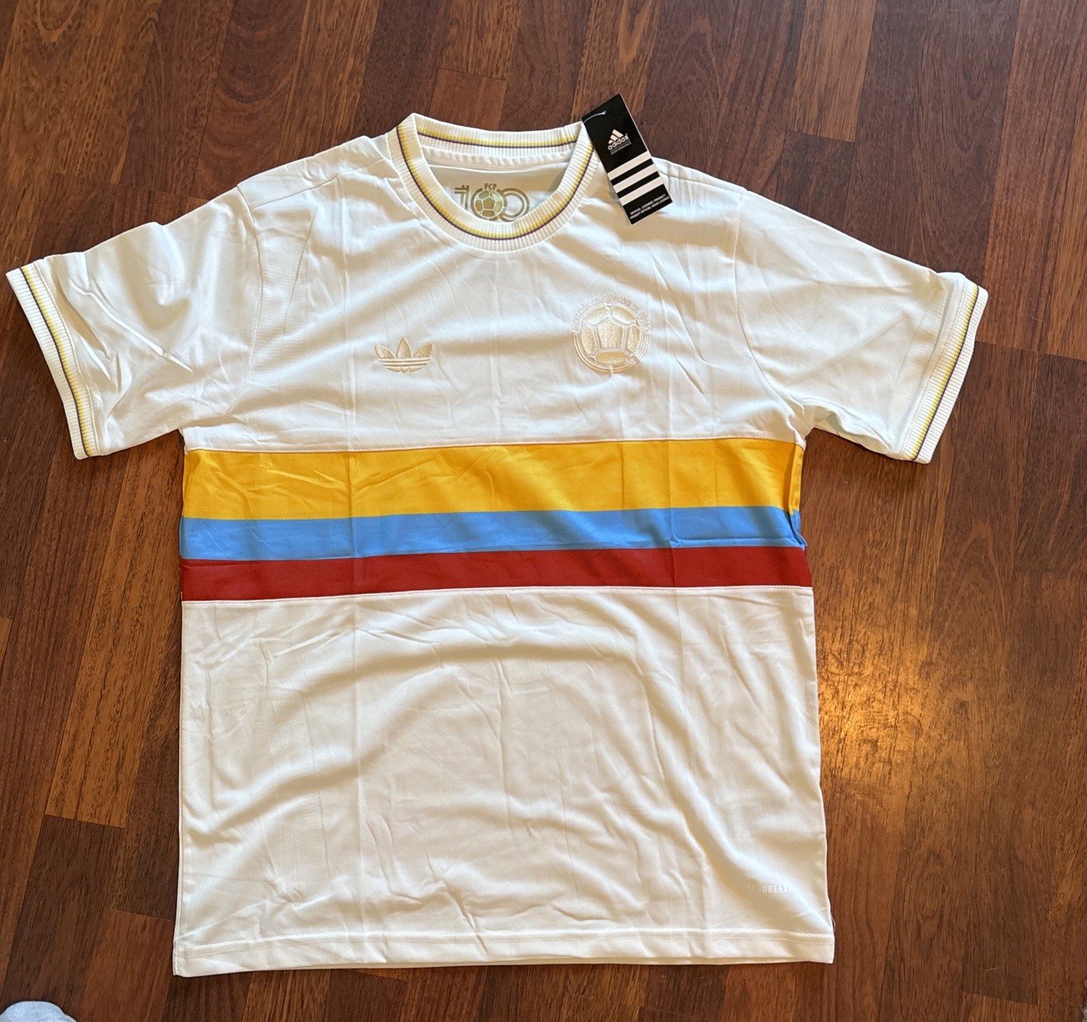 ADIDAS Colombia Anniversary 100 Years Jersey Authentic ORIGINAL FCF Large New