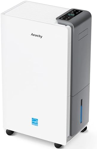 AEOCKY 4500 Sq Ft Energy Star Most Efficient 2025 Dehumidifier  Max 80 Pint/Day Smart Compressor Dehumidifier with Drain Hose  Intelligent Humidistat for Basement Bedroom Home Bathroom