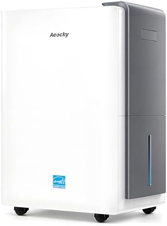 AEOCKY 4500 Sq Ft Energy Star Most Efficient 2025 Dehumidifier  Max 80 Pint/Day Smart Compressor Dehumidifier with Drain Hose  Intelligent Humidistat for Basement Bedroom Home Bathroom