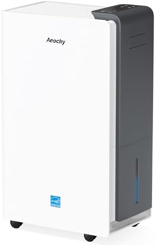 AEOCKY 4500 Sq Ft Energy Star Most Efficient 2025 Dehumidifier  Max 80 Pint/Day Smart Compressor Dehumidifier with Drain Hose  Intelligent Humidistat for Basement Bedroom Home Bathroom