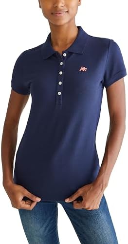 AEROPOSTALE Womens Aero Solid A87 Polo