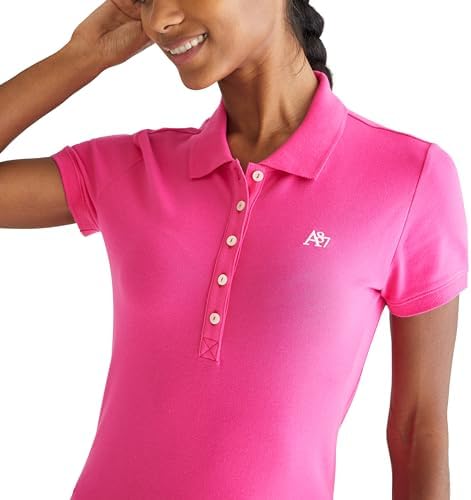 AEROPOSTALE Womens Aero Solid A87 Polo