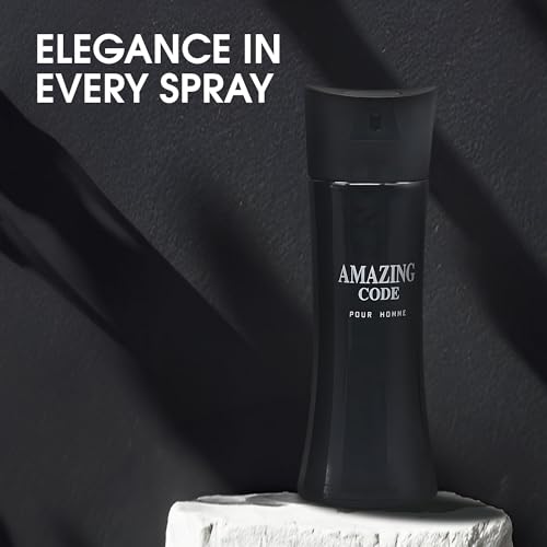 AFLUXE Amazing Code Mens Cologne Bold Scent Eau de Toilette 3 4 Fl Oz Perfume for Men Every Day Used