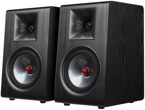 AIYIMA P600 6 5 Bookshelf Speakers for Desktop  6  Tilted Design & Carbon Fiber Woofer & Horn Silk Tweeter  30Hz 20kHz 2 Way Passive Speaker for Home Audio Stereo Speakers  Pair