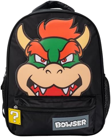 AI ACCESSORY INNOVATIONS Sonic The Hedgehog Backpack for Boys & Girls  Shadow 16 Inch Schoolbag with 3D Features  Durable School Bag for Kids