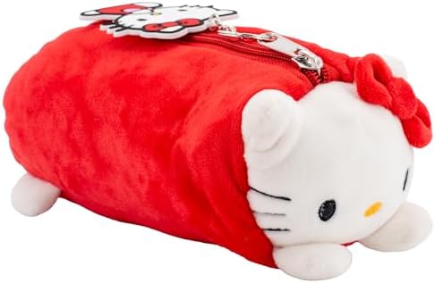 AI ACCESSORY INNOVATIONS Shadow Soft Plush Multi Function Storage Case  Sonic The Hedgehog Plush Bag Charm with 3D Features  Black