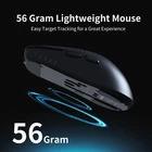 AJ159PRO 8Khz Bluetooth/2 4G/Wired 56G Lightweight Gaming Mouse with Magnetic   