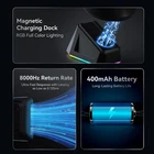 AJ159PRO 8Khz Bluetooth/2 4G/Wired 56G Lightweight Gaming Mouse with Magnetic   