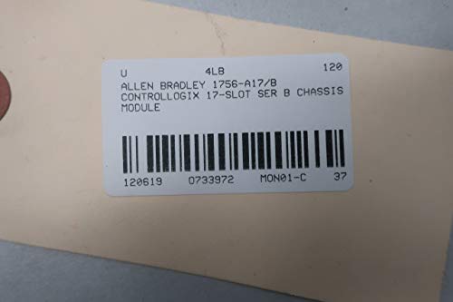 ALLEN BRADLEY 1756 A17 CONTROLLOGIX 17 SLOT CHASSIS SER B RACK D534453