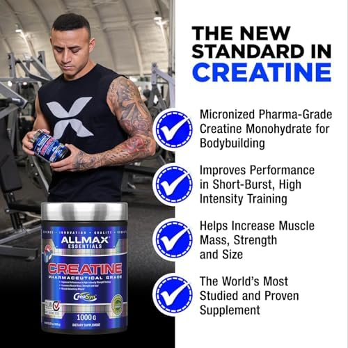 ALLMAX Nutrition Creatine Monohydrate Powder  1000g