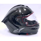 ALPINESTARS Supertech R10 Helmet   Solid   Carbon Black   Large 8200124 1902 L