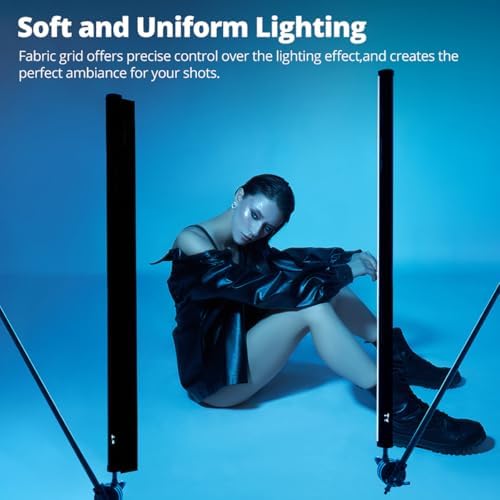 AMBITFUL Handheld Light Stick  30W RGB LED Video Light Stick 2500K 8500K Adjustable 3300mAh Rechargeable Tube Light High CRI 95 /TLCI 97 for Photography  TikTok  YouTube  Vlogging  Studio Lighting