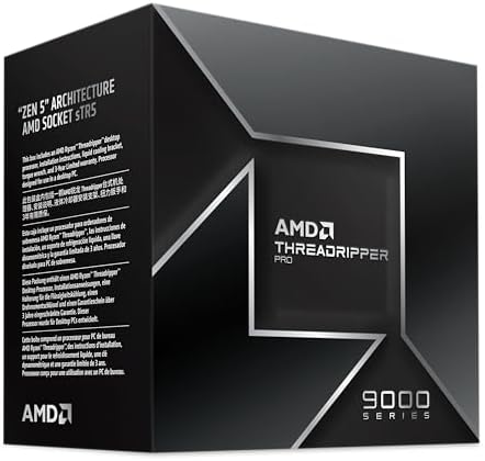 AMD 100 100000723WOF Ryzen Threadripper PRO 9975WX Processor   32 Core   4 0 GHz   Socket sTR5 350 W