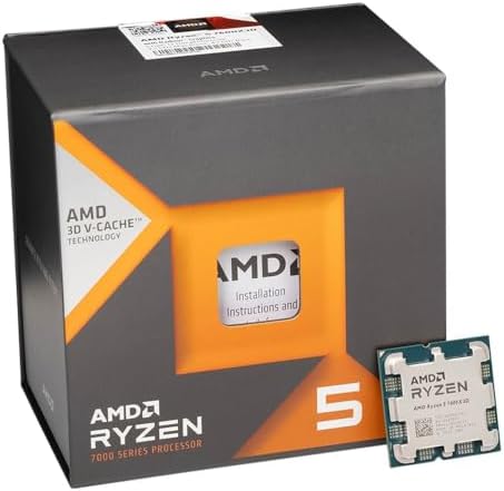 AMD RYZEN 5 7600X3D Raphael AM5 4 1GHZ 6 CORE Boxed Processor   HEATSINK NOT Included