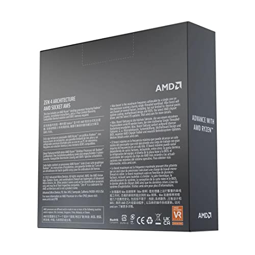 AMD Ryzen 5 7600X 6 Core  12 Thread Unlocked Desktop Processor