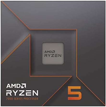 AMD Procesador de escritorio desbloqueado Ryzen 5 7600X de 6 núcleos y 12 hilos