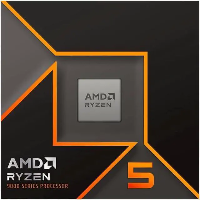 AMD Ryzen 5 9600X - Ryzen 5 Serie 9000 Granite Ridge (Zen 5) 6 núcleos 3,9 GHz - Socket AM5 65 W - Procesador gráfico Radeon - 100-100001405WOF