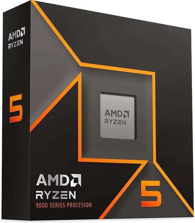 AMD Ryzen 5 9600X - Ryzen 5 Serie 9000 Granite Ridge (Zen 5) 6 núcleos 3,9 GHz - Socket AM5 65 W - Procesador gráfico Radeon - 100-100001405WOF
