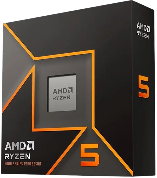 AMD Ryzen 5 9600X - Ryzen 5 Serie 9000 Granite Ridge (Zen 5) 6 núcleos 3,9 GHz - Socket AM5 65 W - Procesador gráfico Radeon - 100-100001405WOF