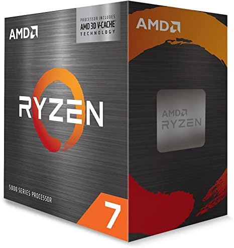 AMD Ryzen 7 5800X3D 8 core  16 Thread Desktop Processor with AMD 3D V Cache Technology