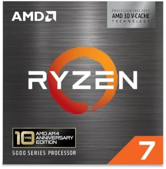 AMD Ryzen 7 5800X3D 8 core  16 Thread Desktop Processor with AMD 3D V Cache Technology