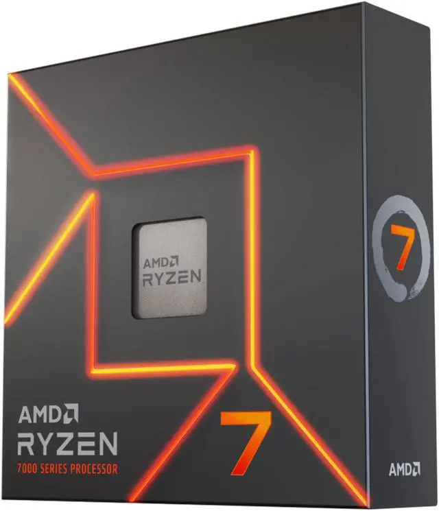 Procesador AMD Ryzen 7 7700X - Zen 4 de 8 núcleos a 4,5 GHz - Socket AM5 - 105 W (100-100000591WOF)