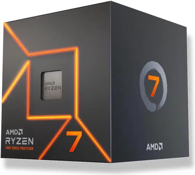 AMD Ryzen 7 7700   Ryzen 7 7000 Series Zen 4 8 Core 3 8 GHz   Socket AM5 65W   AMD Radeon Graphics Processor   100 100000592BOX
