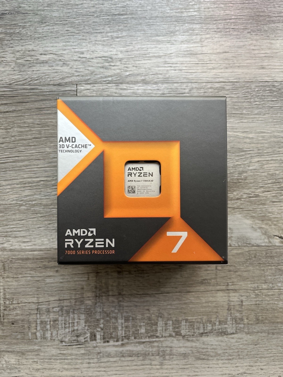 AMD Ryzen 7 7800X3D 8 Core 16 Thread 5 0GHz Max Boost  AM5 7000 Series Processor