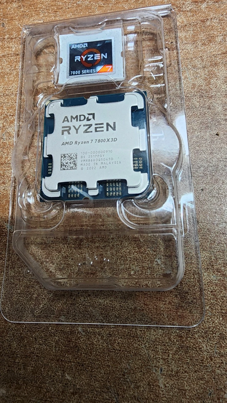 AMD Ryzen 7 7800X3D 8 Cores 4 2GHz Socket AM5 Gaming CPU Processor