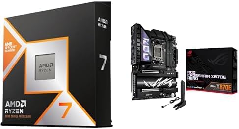 AMD Ryzen 7 9800X3D + ROG Strix X870E-E Gaming WiFi