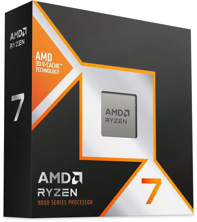 AMD Ryzen 7 9800X3D - Ryzen 7 Serie 9000 Zen 5 de 8 núcleos a 5,2 GHz - Socket AM5 de 120 W - Procesador gráfico AMD Radeon para escritorio - 100-100001084WOF